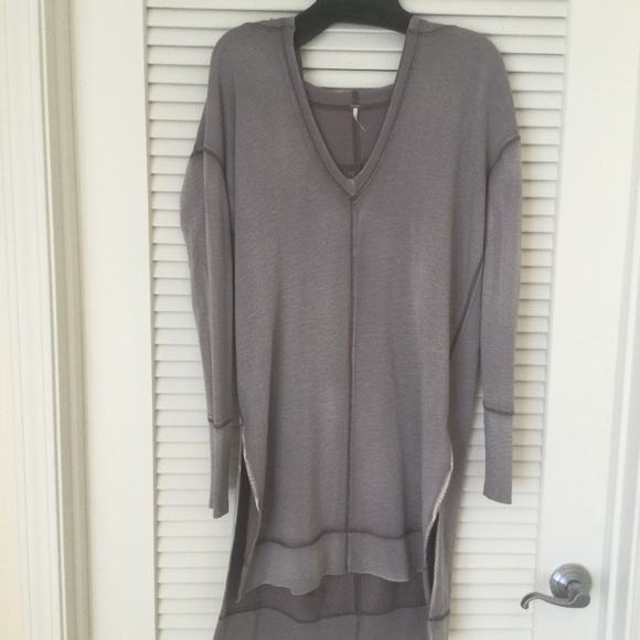 Free People hoodie top, Grey, XS - Picture 1 of 3